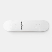 Einfache Anfangsbuchstaben Monogramm fügen Sie Ihr Skateboard (Horizontal)