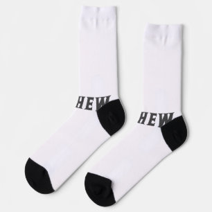 Einfache Anfangsbuchstaben Monogramm fügen Sie Ihr Socken