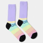 Einfache Anfangsbuchstaben Monogramm fügen Sie Ihr Socken (Rechts)