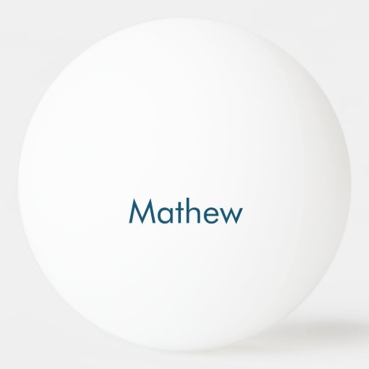 Einfache Anfangsbuchstaben Monogramm fügen Sie Ihr Tischtennisball (Rückseite)
