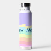 Einfache Anfangsbuchstaben Monogramm fügen Sie Ihr Trinkflasche (Rechts)