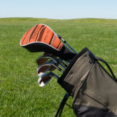 einfache Anfangsbuchstaben Monogramm tragen den Na Golf Headcover (In SItu)