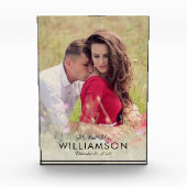 Einfache Angabe des Fotos (Vorderseite)