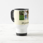 Einfache Angabe des Namens in der Foto-Sortierfolg Reisebecher (Vorderseite Links)