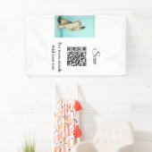 Einfache Angaben zum Tiernamen QR-Code hinzufügen Banner (Insitu)