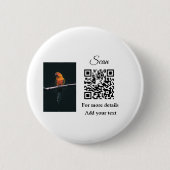 Einfache Angaben zum Tiernamen QR-Code hinzufügen Button (Vorderseite)