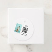 Einfache Angaben zum Tiernamen QR-Code hinzufügen Geschenkanhänger (Beispiel)