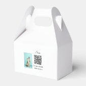 Einfache Angaben zum Tiernamen QR-Code hinzufügen  Geschenkschachtel (Rückseite)