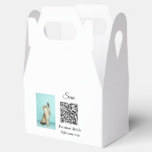 Einfache Angaben zum Tiernamen QR-Code hinzufügen  Geschenkschachtel (Geöffnet)