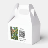 Einfache Angaben zum Tiernamen QR-Code hinzufügen  Geschenkschachtel (Rückseite)