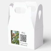 Einfache Angaben zum Tiernamen QR-Code hinzufügen  Geschenkschachtel (Geöffnet)