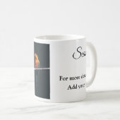 Einfache Angaben zum Tiernamen QR-Code hinzufügen  Kaffeetasse (VorderseiteRechts)