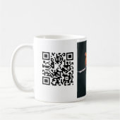 Einfache Angaben zum Tiernamen QR-Code hinzufügen Kaffeetasse (Links)