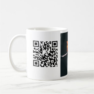 Einfache Angaben zum Tiernamen QR-Code hinzufügen  Kaffeetasse