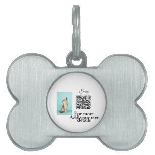 Einfache Angaben zum Tiernamen QR-Code hinzufügen  Tiermarke