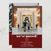 Einfache Ankündigung der modernen dunkelroten und (Vorne/Hinten)