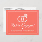 Einfache Ankündigung der modernen Minimalring-Verl (Vorne/Hinten)