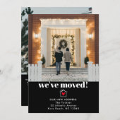 Einfache Ankündigung der modernen Schwarz-Weiß-Bew (Vorne/Hinten)