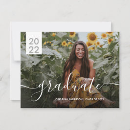 Einfache Ankündigung des 2-Foto-Abschlusses