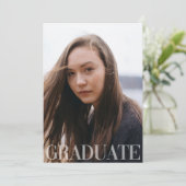 Einfache Ankündigung des 4-Foto-Abschlusses (Stehend Vorderseite)