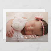 Einfache Ankündigung des Fotos (Vorne/Hinten)