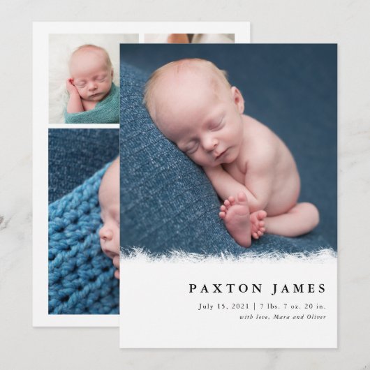 Einfache Ankündigung des Fotos mit Brushed Frame B (Vorne/Hinten)