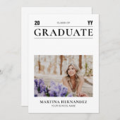 Einfache Ankündigung des Fotos "Moderner Schwarzer (Vorne/Hinten)