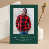 Einfache Ankündigung des klassischen grünen Abschl