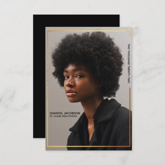 Einfache Ankündigung des modernen Abschlusses an d (Vorne/Hinten)