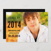 Einfache Ankündigung des Schwarzen Abschlusses (Vorne/Hinten)