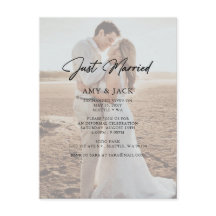 Einfache Ankündigung einer Hochzeit durch das mode