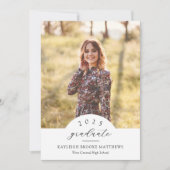 Einfache Ankündigung eines eleganten Arched Year A (Vorderseite)