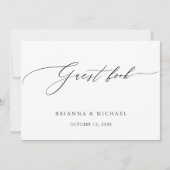 Einfache Ankündigung eines eleganten Calligraphy G (Vorderseite)