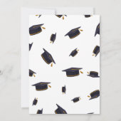 Einfache Ankündigung Party Einladung Klasse 2024 (Rückseite)