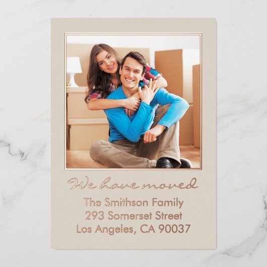 Einfache Ankündigung Personalisierter Bewegung (Vorderseite)