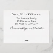 Einfache Ankündigung Personalisierter Bewegung (Rückseite)