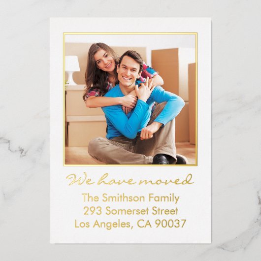 Einfache Ankündigung Personalisierter Bewegung (Vorderseite)