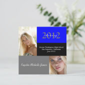 Einfache Ankündigung von Abschlüssen (Stehend Vorderseite)