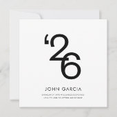 Einfache Ankündigung von Abschlüssen (Vorderseite)