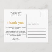 Einfache Ankündigung von "Bold Name Foto Baby" (Rückseite)