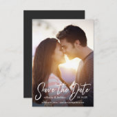 einfache Ankündigung zur Hochzeit von Skripten (Vorne/Hinten)