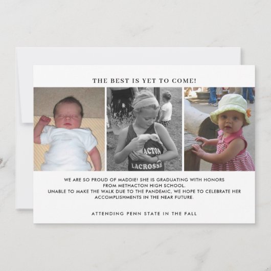 Einfache Ankündigungen für das Foto 2023 (Rückseite)