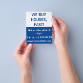 Einfache Anleger von Immobilien kaufen wir Häuser Flyer (Gruppe)