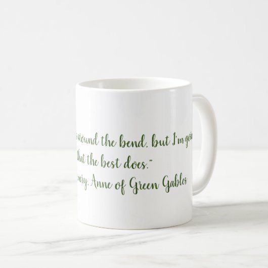 Einfache Anne von Green Gables Kaffeetasse (VorderseiteRechts)