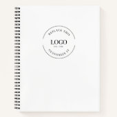 Einfache, anpassbare Werbeaktion der QR CODE-Logo- Notizblock (Vorderseite)