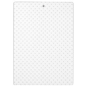 Einfache Anpassung der Farbe von grauen Mini-Polka Klemmbrett (Rückseite)