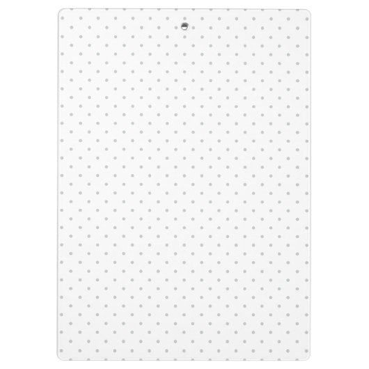 Einfache Anpassung der Farbe von grauen Mini-Polka Klemmbrett (Rückseite)