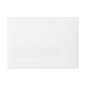 Einfache Anpassung der Farbe von grauen Mini-Polka Rundum-Adressaufkleber (Vorderseite)