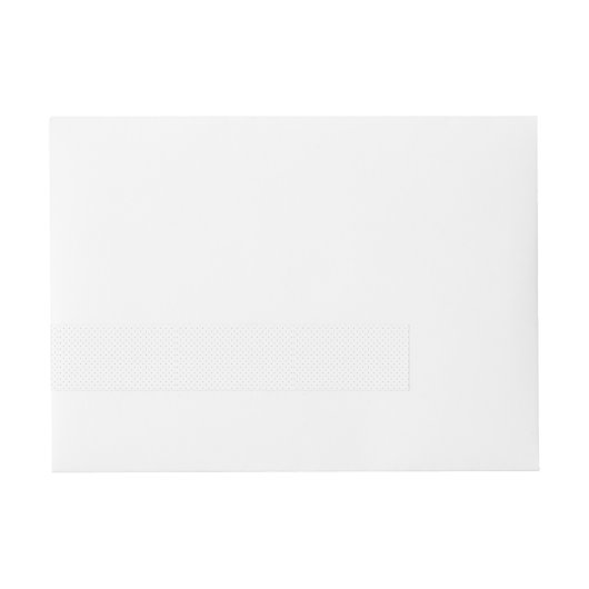 Einfache Anpassung der Farbe von grauen Mini-Polka Rundum-Adressaufkleber (Vorderseite)