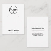 Einfache Anzeige für große Logos Visitenkarte (Vorne/Hinten)